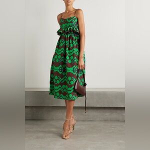 Ulla Johnson Amaliya dress in malachite size 10 NWT